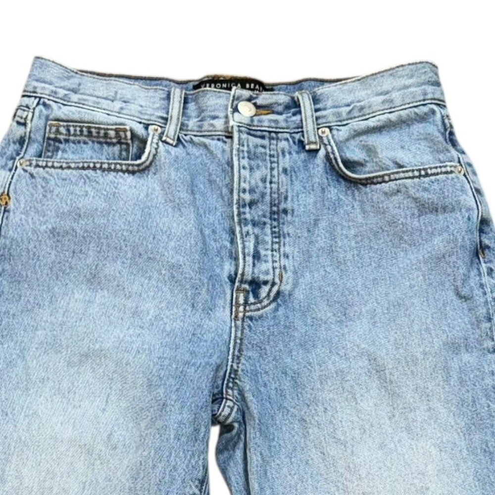 Veronica Beard Blake Classic Straight High Rise Tulum Wash Denim Jeans‎ Size 28 - Picture 2 of 8